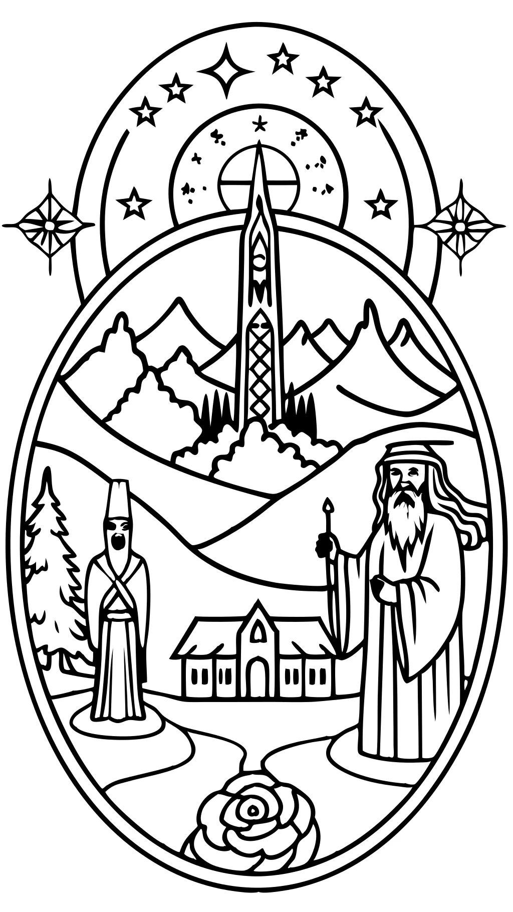 lotr coloring pages